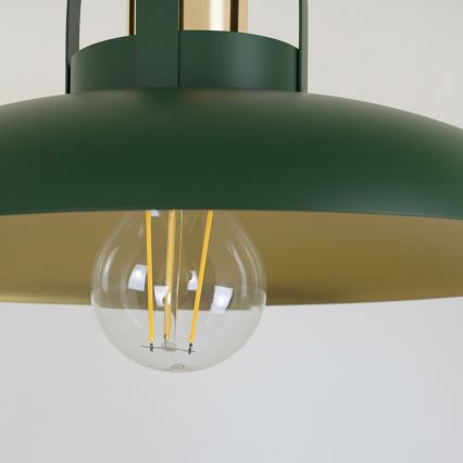 Brilagi - LED Virsapmetuma lustra FLAMENGO 1xE27/60W/230V zaļa