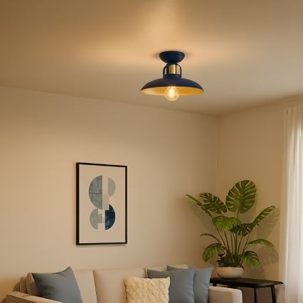 Brilagi - LED Virsapmetuma lustra FLAMENGO 1xE27/60W/230V zila