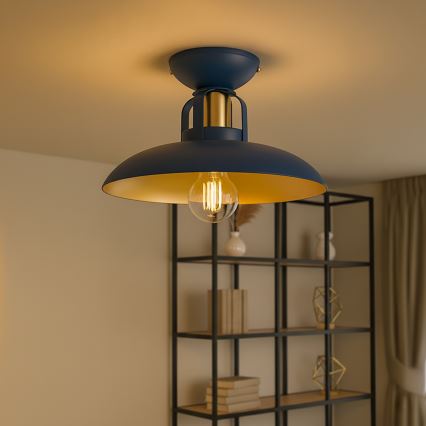 Brilagi - LED Virsapmetuma lustra FLAMENGO 1xE27/60W/230V zila