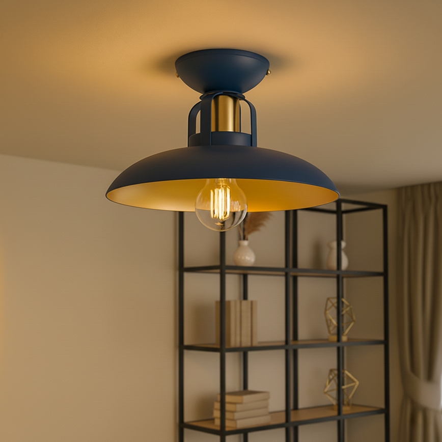 Brilagi - LED Virsapmetuma lustra FLAMENGO 1xE27/60W/230V zila