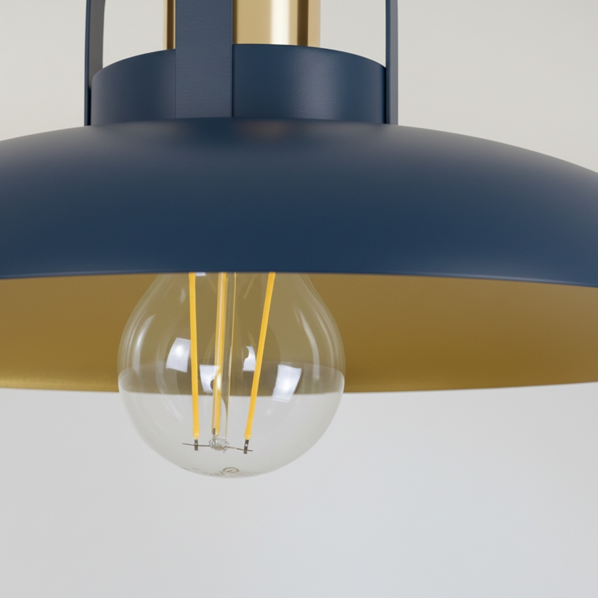 Brilagi - LED Virsapmetuma lustra FLAMENGO 1xE27/60W/230V zila