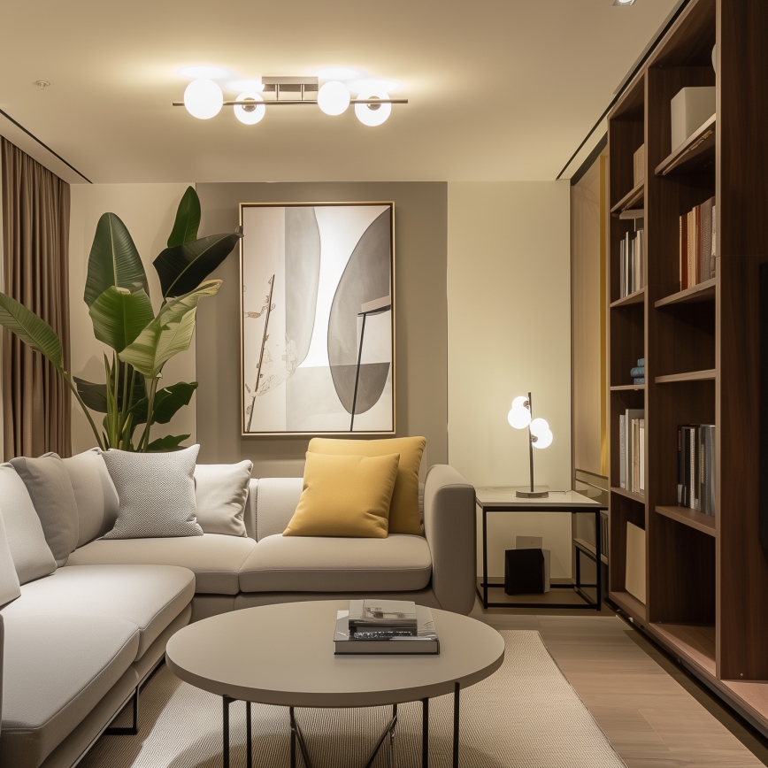 Brilagi - LED Virsapmetuma lustra MILLA 4xG9/3W/230V spīdīgi hromēts/balta