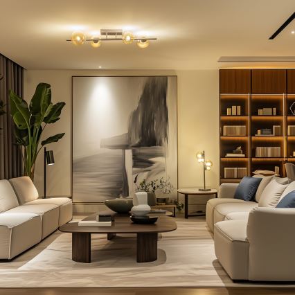 Brilagi - LED Virsapmetuma lustra MILLA 4xG9/3W/230V spīdīgi hromēts/zelta