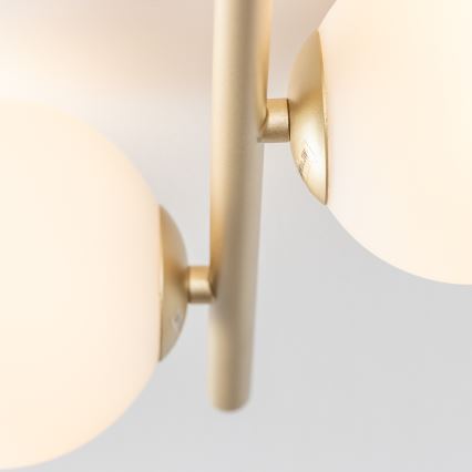 Brilagi - LED Virsapmetuma lustra MILLA 4xG9/3W/230V zelta/balta