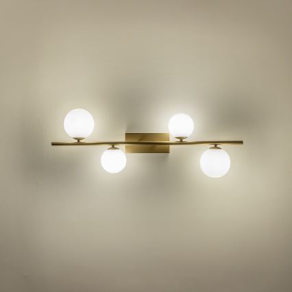 Brilagi - LED Virsapmetuma lustra MILLA 4xG9/3W/230V zelta/balta