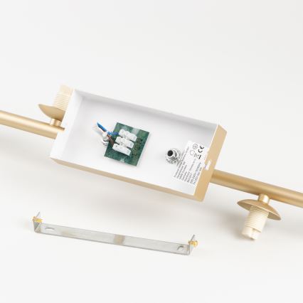 Brilagi - LED Virsapmetuma lustra MILLA 4xG9/3W/230V zelta/dūmakains