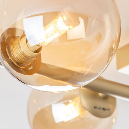 Brilagi - LED Virsapmetuma lustra MILLA 4xG9/3W/230V zelta