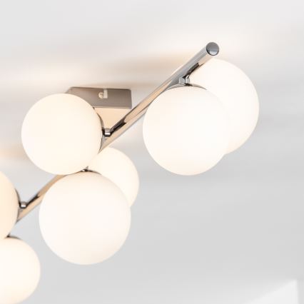 Brilagi - LED Virsapmetuma lustra MILLA 7xG9/3W/230V spīdīgi hromēts/balta