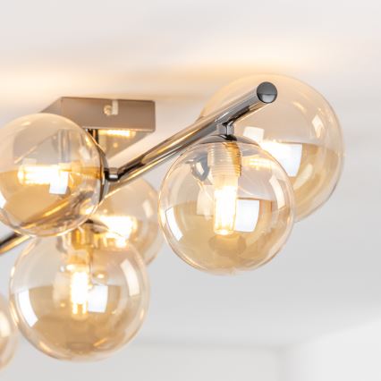 Brilagi - LED Virsapmetuma lustra MILLA 7xG9/3W/230V spīdīgi hromēts/zelta