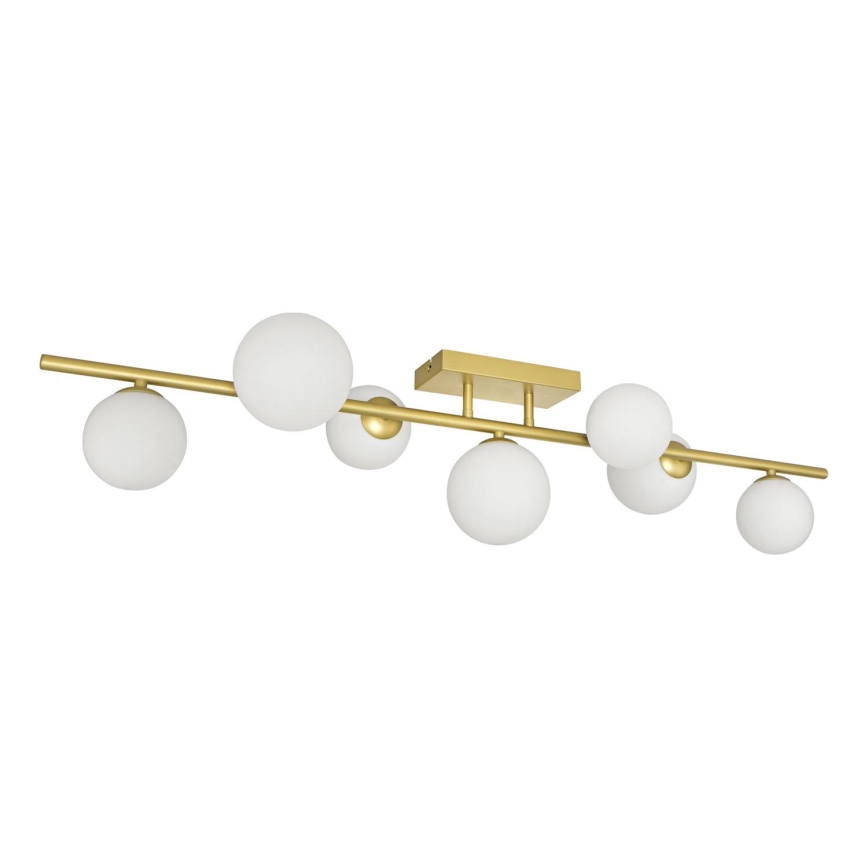 Brilagi - LED Virsapmetuma lustra MILLA 7xG9/3W/230V zelta/balta