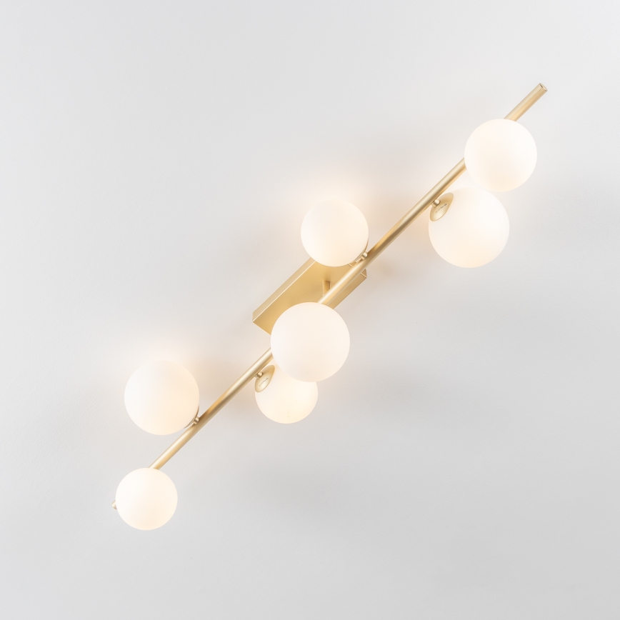BRILAGI - LED Virsapmetuma lustra MILLA 7xG9/3W/230V zelta/balta