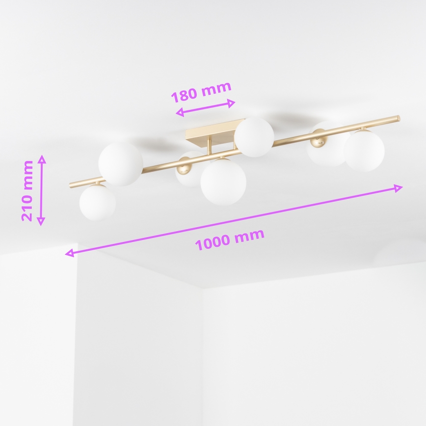 BRILAGI - LED Virsapmetuma lustra MILLA 7xG9/3W/230V zelta/balta
