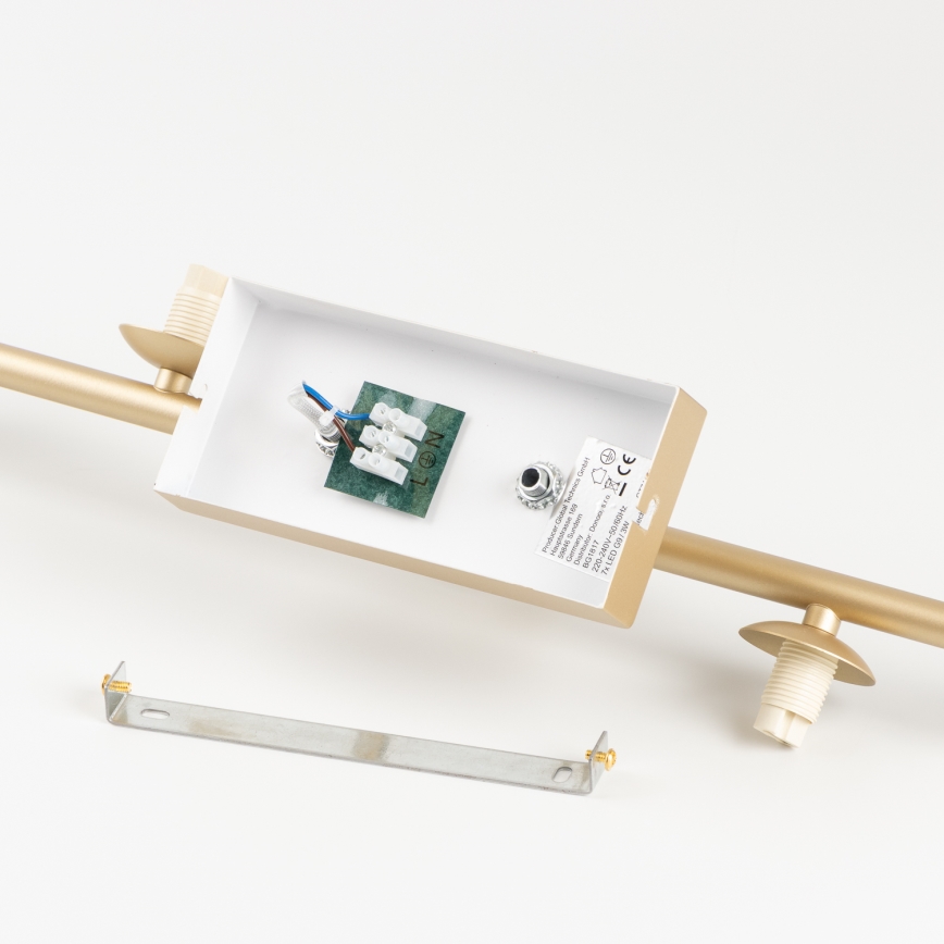 Brilagi - LED Virsapmetuma lustra MILLA 7xG9/3W/230V zelta