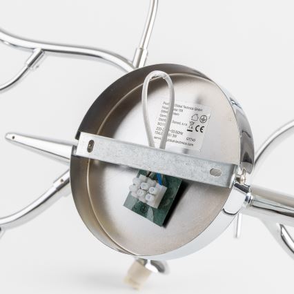 Brilagi - LED Virsapmetuma lustra MISTEL 15xG9/3W/230V spīdīgi hromēts/dūmakains