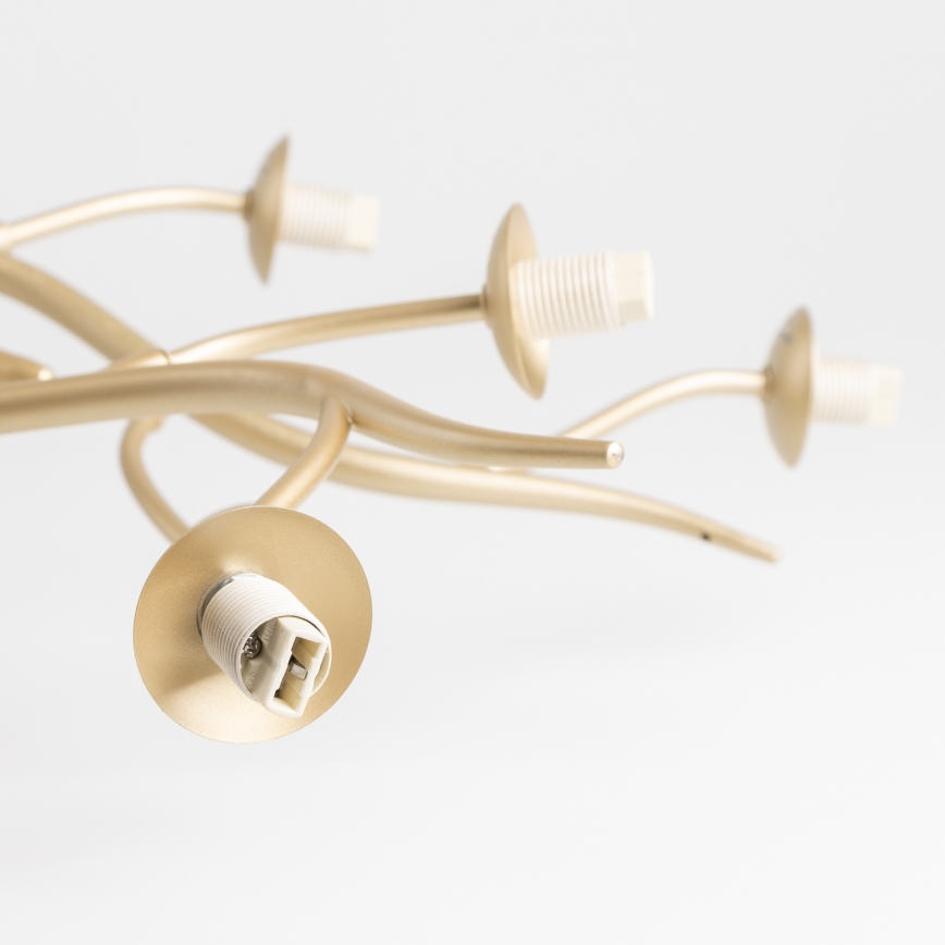 Brilagi - LED Virsapmetuma lustra MISTEL 15xG9/3W/230V zelta/balta