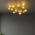 Brilagi - LED Virsapmetuma lustra MISTEL 15xG9/3W/230V zelta