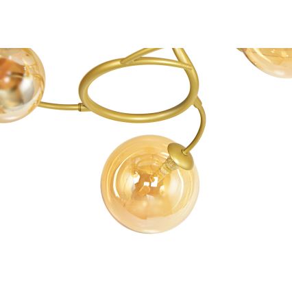 Brilagi - LED Virsapmetuma lustra MISTEL 15xG9/3W/230V zelta
