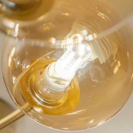 Brilagi - LED Virsapmetuma lustra MISTEL 15xG9/3W/230V zelta