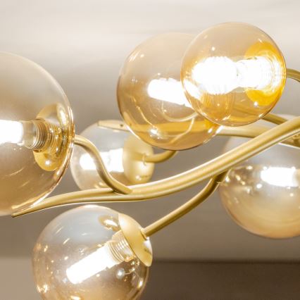 Brilagi - LED Virsapmetuma lustra MISTEL 15xG9/3W/230V zelta