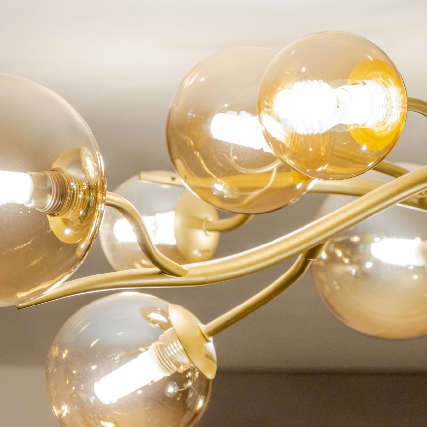 Brilagi - LED Virsapmetuma lustra MISTEL 15xG9/3W/230V zelta