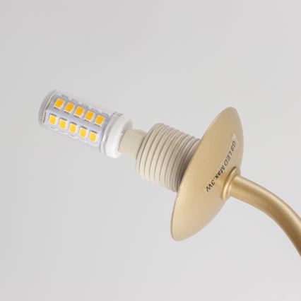 Brilagi - LED Virsapmetuma lustra MISTEL 15xG9/3W/230V zelta