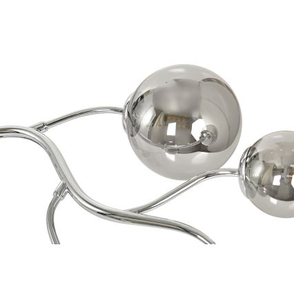 Brilagi - LED Virsapmetuma lustra MISTEL 6xG9/3W/230V spīdīgi hromēts/dūmakains
