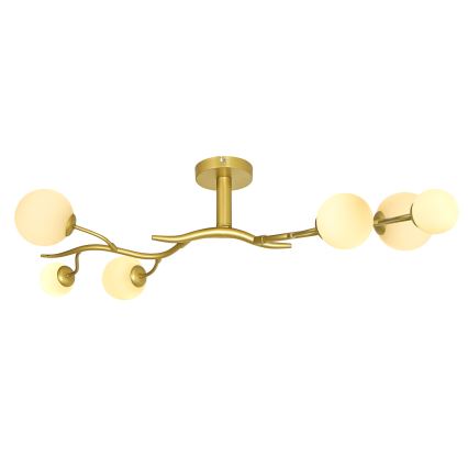 Brilagi - LED Virsapmetuma lustra MISTEL 6xG9/3W/230V zelta/balta