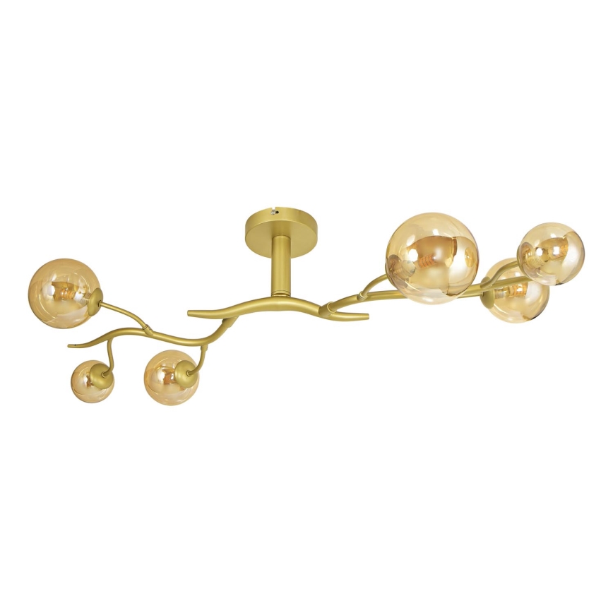 Brilagi - LED Virsapmetuma lustra MISTEL 6xG9/3W/230V zelta
