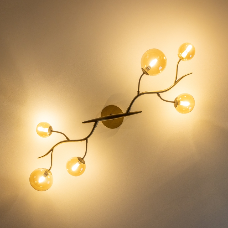 Brilagi - LED Virsapmetuma lustra MISTEL 6xG9/3W/230V zelta