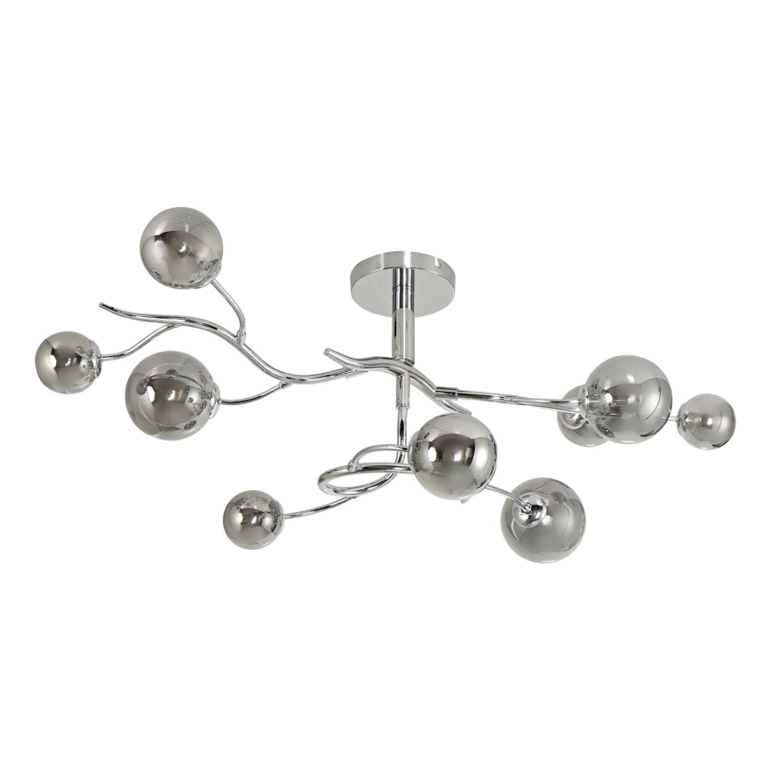 Brilagi - LED Virsapmetuma lustra MISTEL 9xG9/3W/230V spīdīgi hromēts/dūmakains