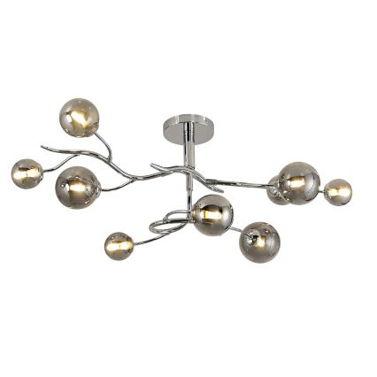 Brilagi - LED Virsapmetuma lustra MISTEL 9xG9/3W/230V spīdīgi hromēts/dūmakains