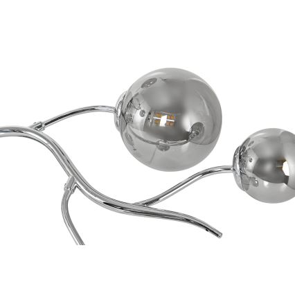 Brilagi - LED Virsapmetuma lustra MISTEL 9xG9/3W/230V spīdīgi hromēts/dūmakains