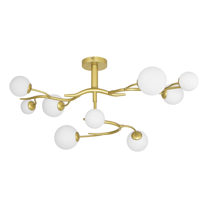 Brilagi - LED Virsapmetuma lustra MISTEL 9xG9/3W/230V zelta/balta