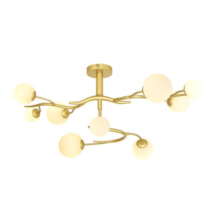 Brilagi - LED Virsapmetuma lustra MISTEL 9xG9/3W/230V zelta/balta
