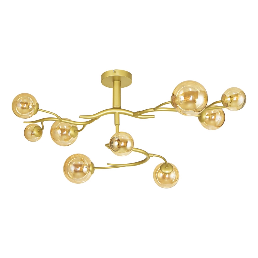 Brilagi - LED Virsapmetuma lustra MISTEL 9xG9/3W/230V zelta