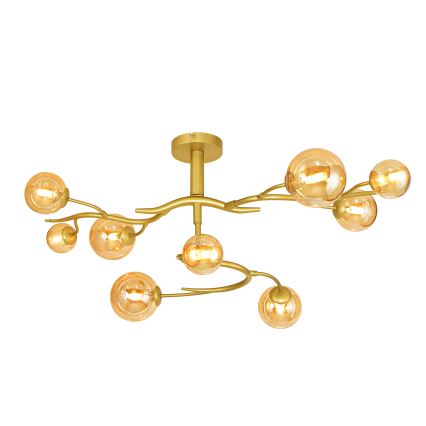 Brilagi - LED Virsapmetuma lustra MISTEL 9xG9/3W/230V zelta