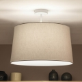 Brilagi - LED virsmas gaismeklis CERIA 1xE27/60W/230V Ø 45 cm balts/pelēks