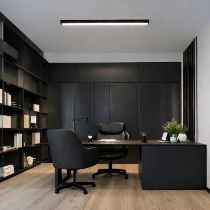 Brilagi - LED griestu uzstādāmais gaismeklis FULLDAY LED/20/30/40W/230V 2700/4000/6000K 120 cm melns