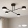 Brilagi - LED virsmas griestu gaismeklis MONO 4xGX53/12W/230V melns