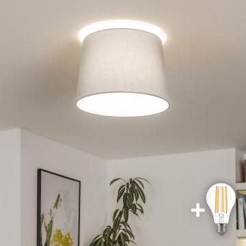 Brilagi - LED virsmas griestu lampa CERIA 1xE27/40W/230V Ø 30 cm pelēka