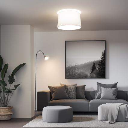 Brilagi - LED virsmas griestu lampa CERIA 1xE27/40W/230V Ø 45 cm balta