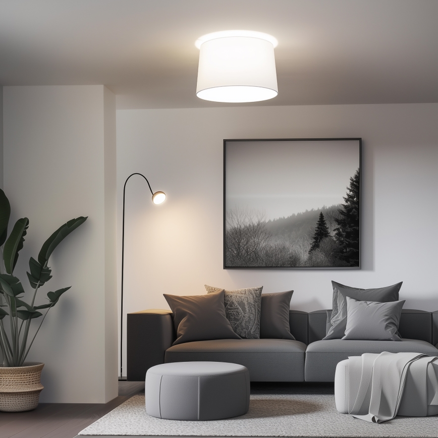 Brilagi - LED virsmas griestu lampa CERIA 1xE27/40W/230V Ø 45 cm balta