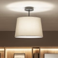 Brilagi - LED virsmas griestu lampa CERIA 1xE27/60W/230V Ø 30 cm, melna/pelēka