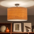 Brilagi - LED virsmas griestu lampa CERIA 1xE27/60W/230V Ø 45 cm melna/bēša