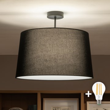 Brilagi - LED virsmas griestu lampa CERIA 1xE27/60W/230V Ø 45 cm melna