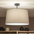 Brilagi - LED virsmas griestu lampa CERIA 1xE27/60W/230V Ø 45 cm melna/pelēka