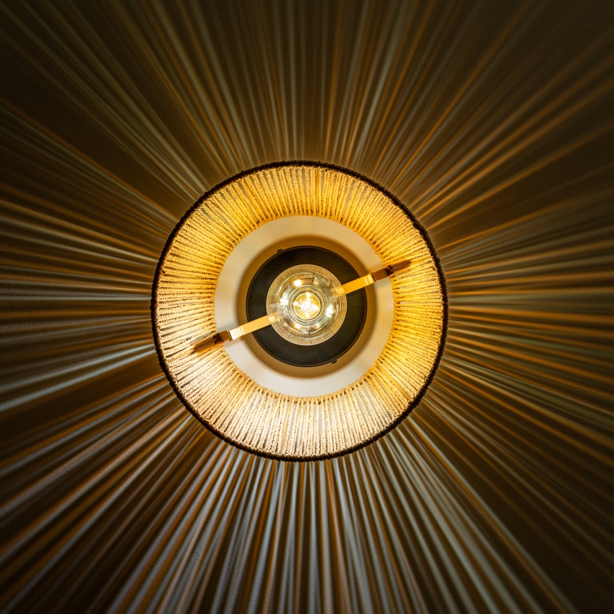 Brilagi - LED virsmas griestu lampa CERIA BOHO 1xE27/40W/230V Ø 28 cm brūna