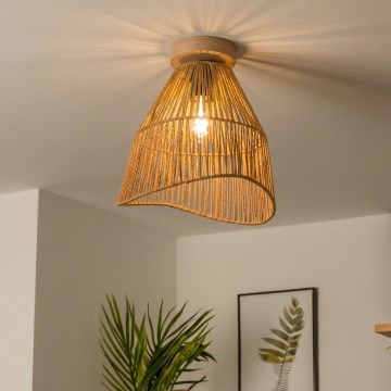 Brilagi - LED virsmas griestu lampa CERIA BOHO 1xE27/40W/230V Ø 30 cm brūna/ozols