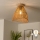 Brilagi - LED virsmas griestu lampa CERIA BOHO 1xE27/40W/230V Ø 30 cm brūna/ozols