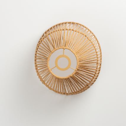 Brilagi - LED virsmas griestu lampa CERIA BOHO 1xE27/40W/230V Ø 30 cm brūna/ozols